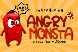 Angry Monsta: A Handwritten Font That Brings Personality to Your Designs