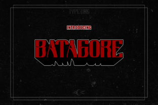 Batagore: Bold Typography for Creative Expression