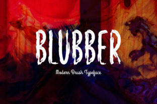 Blubber: A Bold Brush Font for Eye-Catching Designs