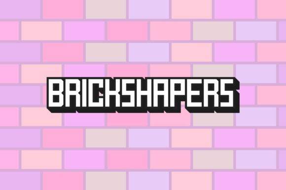 Brickshapers: A Bold Font for Creative and Commercial Projects