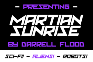 Martian Sunrise: A Futuristic Font for the Modern Age