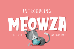 Meowza: A Playful and Fancy Font for Modern Creativity