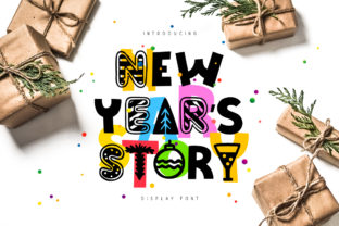 New Year's Story: A Unique Font for Creative Expression
