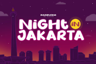 Night in Jakarta: A Bold and Versatile Display Font for Designers