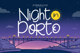 Night in Porto: A Playful Font for Creative Projects