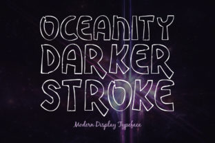 Oceanity Darker Stroke: A Bold New Display Font