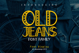 Old Jeans: A Bold, Memorable Font