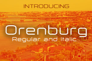 Orenburg: A Versatile Display Font