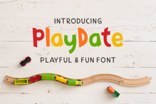 PlayDate: A Fun Display Font for Kids Projects