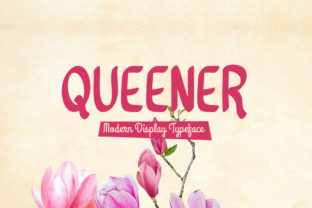 Queener: A Modern Display Font for Creative Excellence