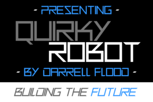 Quirky Robot: A Bold Font for Modern Design