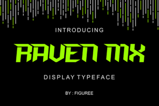 Raven Mx: A Bold Font for Creative and Commercial Use